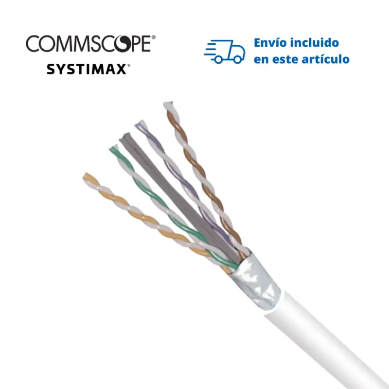 Cable UTP Commscope 2091SDB Cat6A 4 Pares