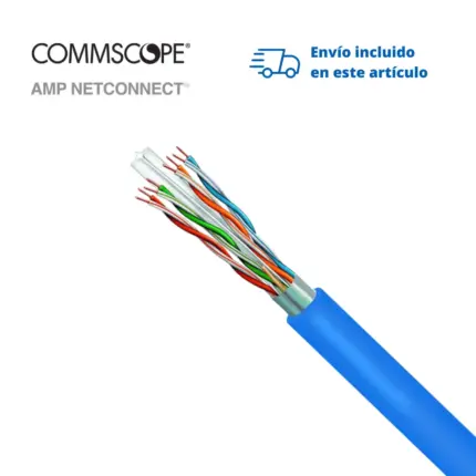 Cable UTP NetConnect CS34R Cat6 4 Pares Azul