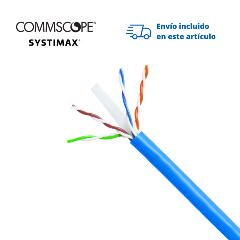 Cable UTP Cat 6 Commscope 1071E GigaSPEED Azul