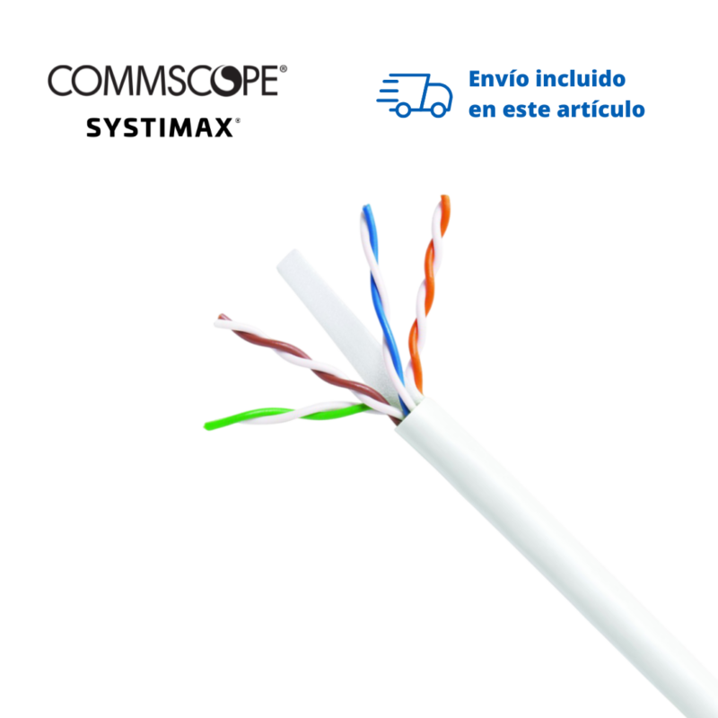 Cable UTP Cat 6 CommScope 305 m 4 pares