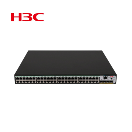 Switch H3C capa 2 con funciones de enrutamiento capa 3. NO POE. 48 puertos