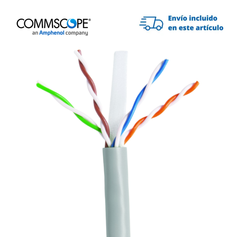 Cable UTP Cat 6 Systimax GigaSPEED XL 305 m Gris