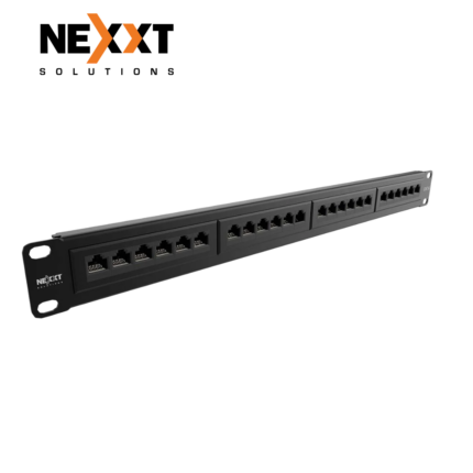 Patch Panel Nexxt Cat 6 de 24 Puertos para Rack de 19 Pulgadas AW191NXT06