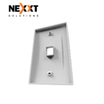 Placa de Pared Nexxt para Conectores Keystone de 1 puerto