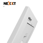 Placa de Pared Nexxt para Conectores Keystone de 1 puerto