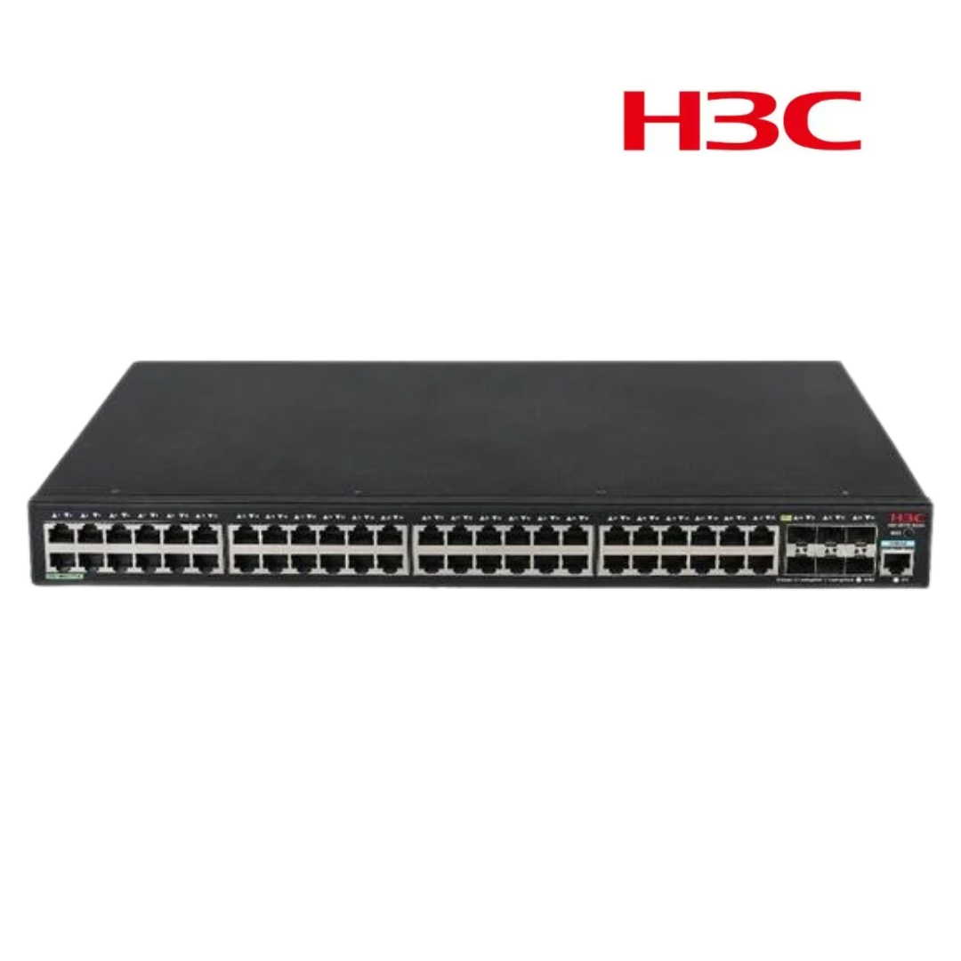 Switch H3C S5170-54S-PWR-EI PoE+ 48 Puertos Gigabit, 6 SFP 10G y 370 W Switch H3C S5170-54S-PWR-EI PoE+ 48 Puertos Gigabit, 6 SFP 10G y 370 W